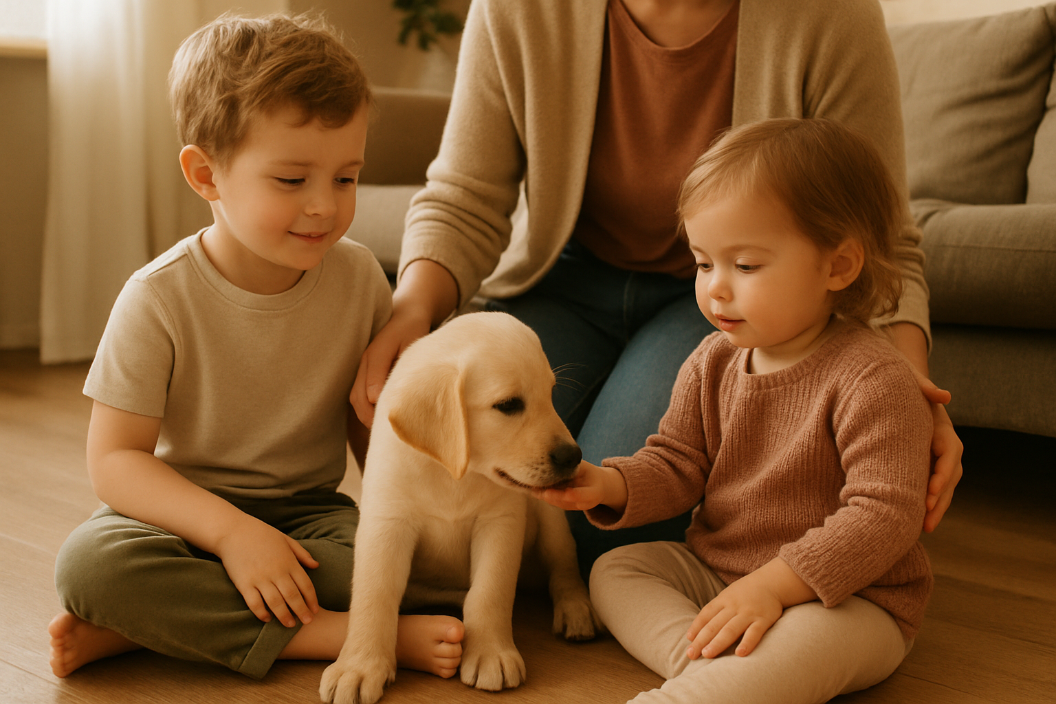 Introducing Your Puppy to Children Safely