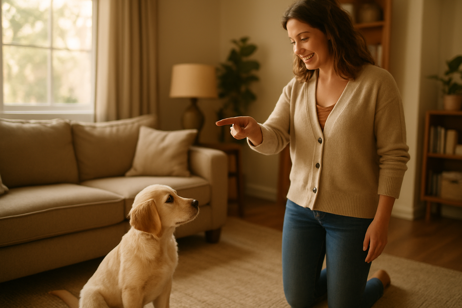 Off Command: Train Puppies Off Furniture & People