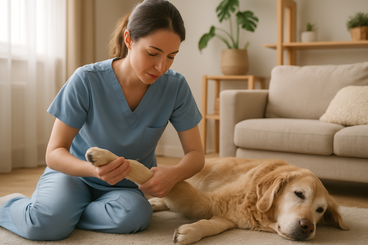 Passive Range of Motion Exercises for Dogs with Arthritis