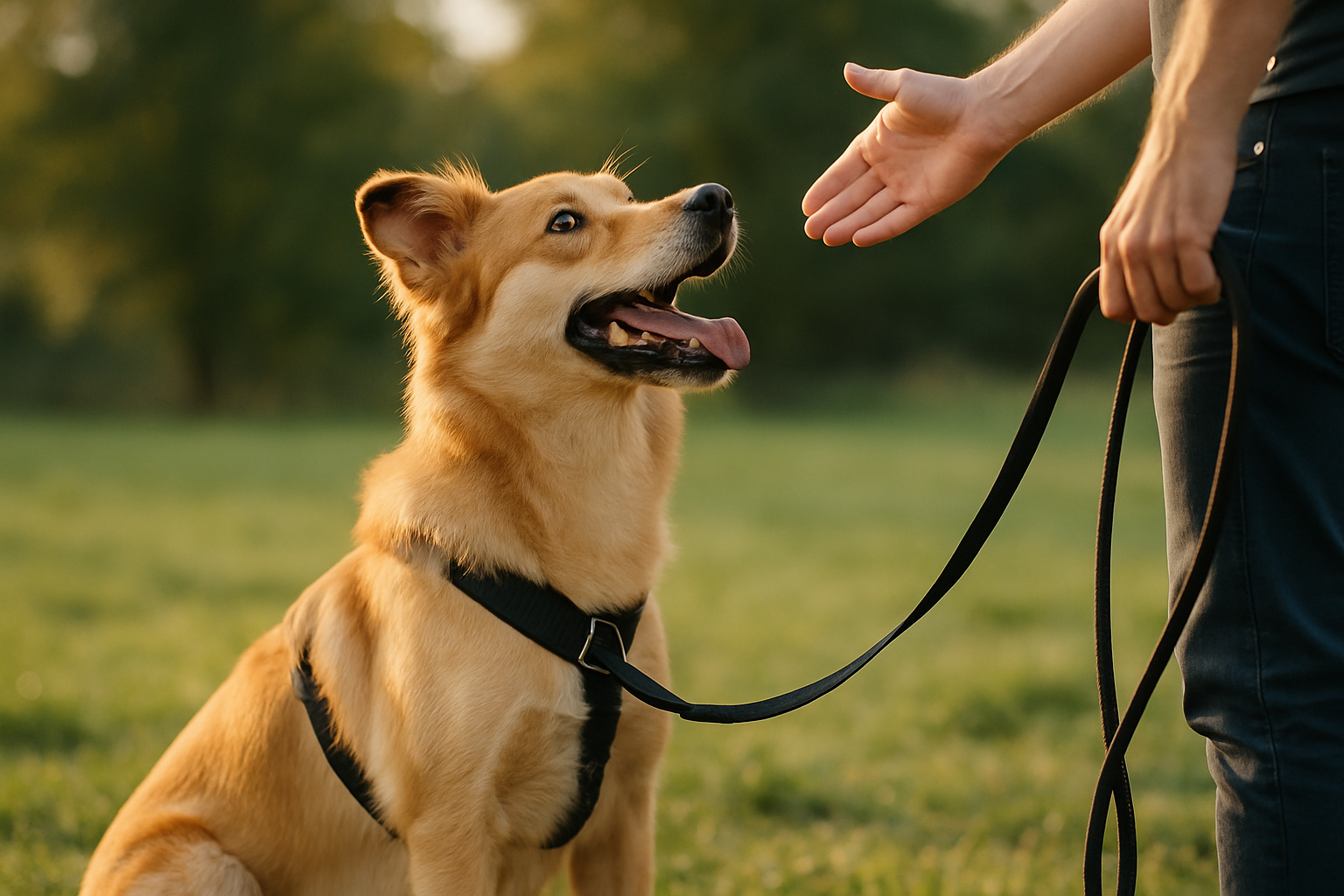 A young puppy with soft fur attempting to gently mouth a human hand during play. The person's hand is relaxed and positioned near a colorful rubber chew toy. The setting is a bright, safe indoor space with soft lighting. The puppy appears playful but not aggressive, and the overall mood conveys gentle, positive interaction and training. The image captures the moment of redirection—showing how to appropriately manage puppy mouthing behavior.