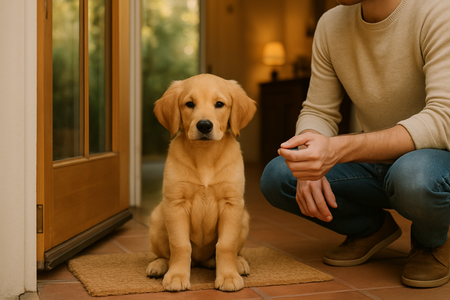 Teach Your Puppy to Wait at Doors: Reward-Based Training