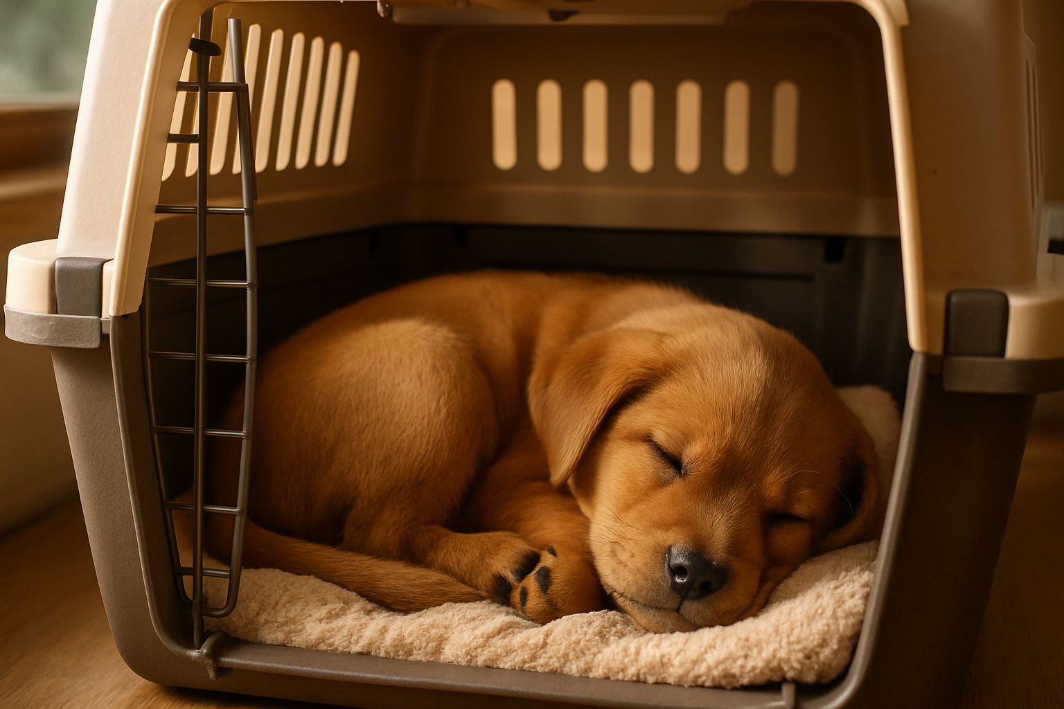 Teaching Your Puppy to Love Their Crate